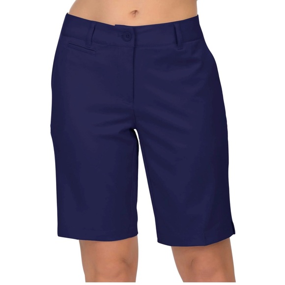 Lee Women's Dark Blue Bermudas - Picture 1 of 3
